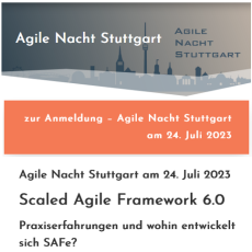 Axel Straschil ist Speaker für die Agile Nacht Stuttgart am 24. Juli 2023